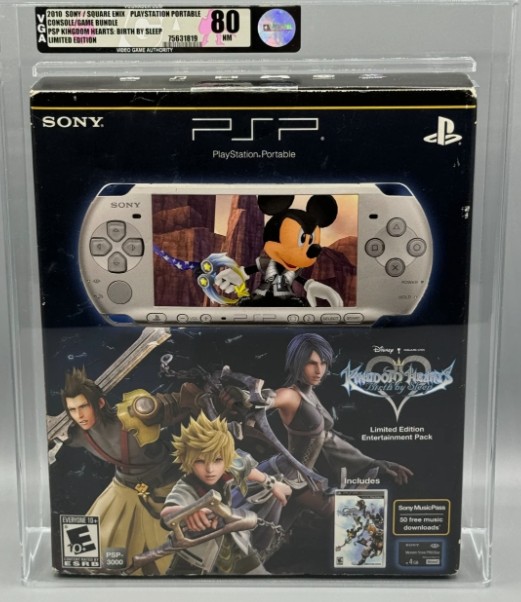 Sony PlayStation Portable PSP Kingdom Hearts Birth By Sleep Console New VGA 80